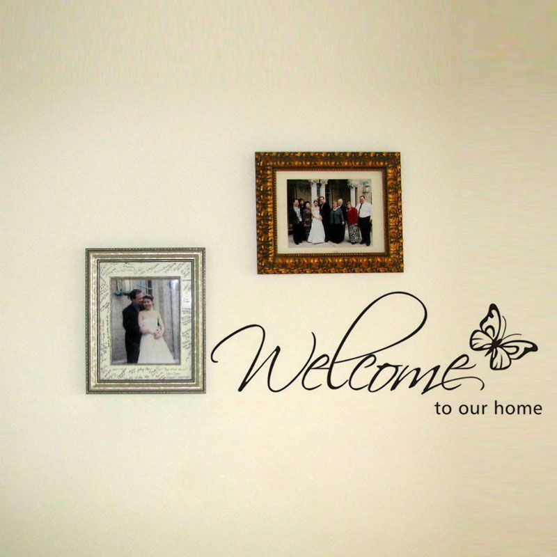 welcome home wall sticker diy welcome to our home wall decals home