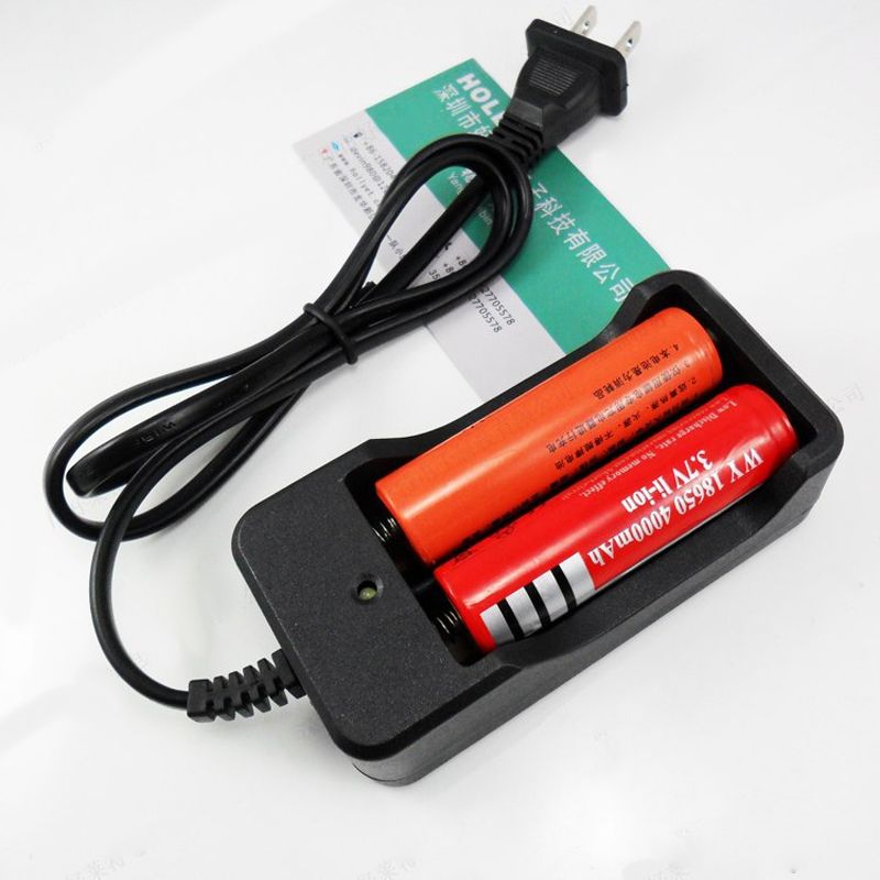 120cm Cable LI-ION Battery Charger for Rechargeable 18650 3.7V Battery Travel