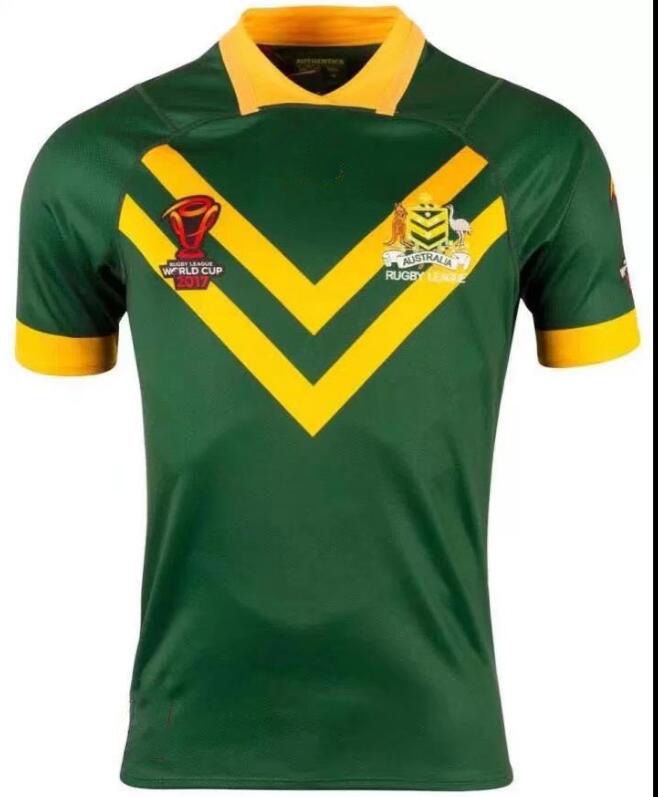 2017 2018 World Cup NRL Jersey 17 18 Rugby Shirt Australia Rugby