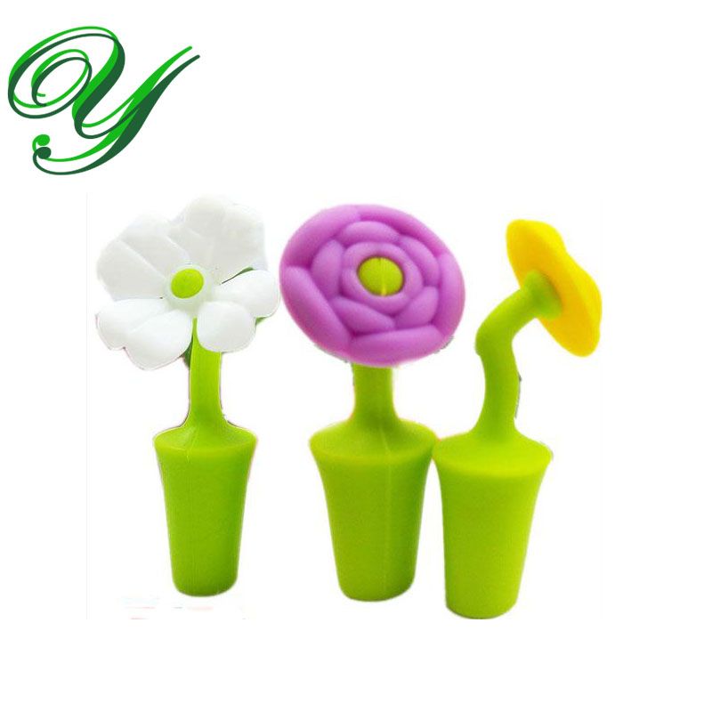 2019 Silicone Wine Stoppers Rubber Champagne Bottle Stopper Cork