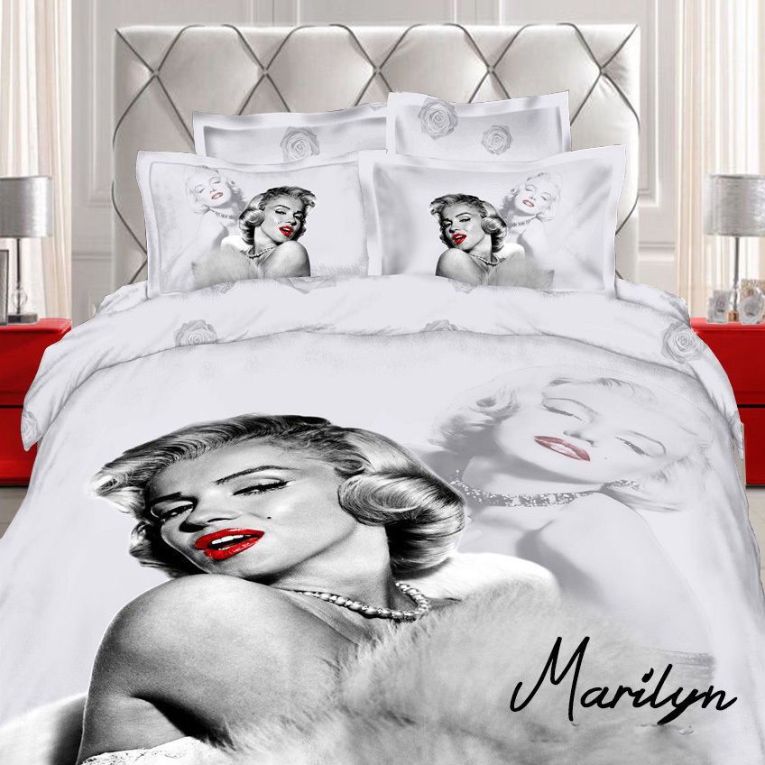 Marilyn Monroe 100 Cotton 3d Queen Size Duvet Quilt Cover Set Marilyn Monroe 100 Cotton 3d Queen Size Duvet Quilt Cover Set Bedding Bedroom Sets From Goldbug 2008 82 42 Dhgate Com