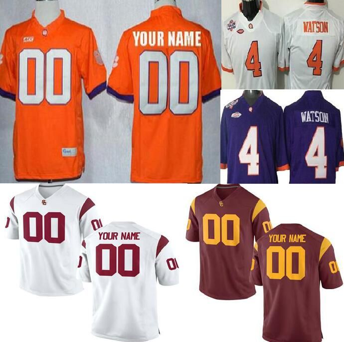 2019 Personalized Men Women Youth Kids Rugby Jerseys Customized Clemson