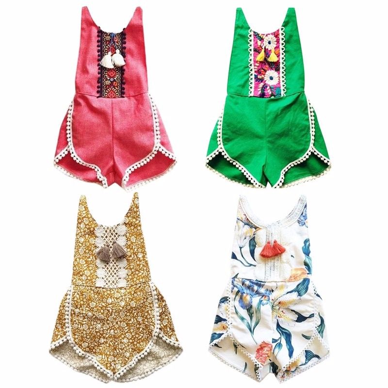 2019 Baby Rompers Toldder Girl Rompers 2017 Summer New Newborn Girls