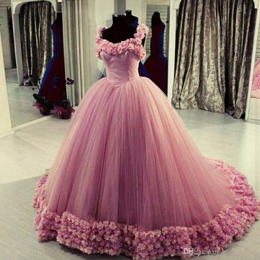tulle dress with train