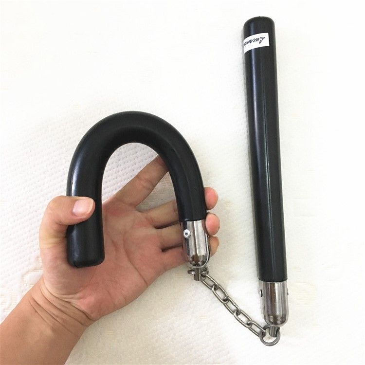 Authentic Rubber Nunchaku Two Section Stick Nunchakus Combat Training