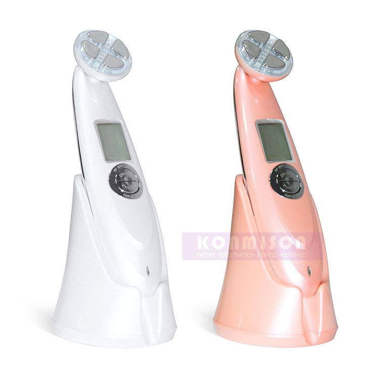2017 New Portable RF Galvanic Facial Machine With Photon Light For Skin Rejuvenation Tightening