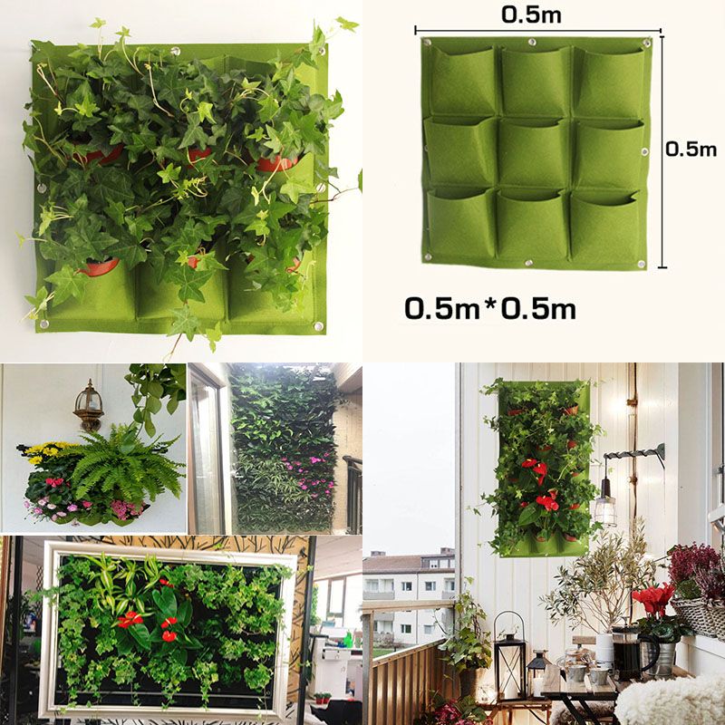 1x Plastic Blumentopf Hanging Balkon Garten Pflanze Pflanzer Home Decor.4Farben!
