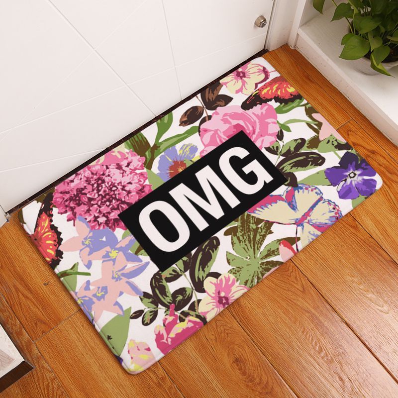 Acheter Fleur Vibrant Tapis De Porte Pour Bar Interieur Plage