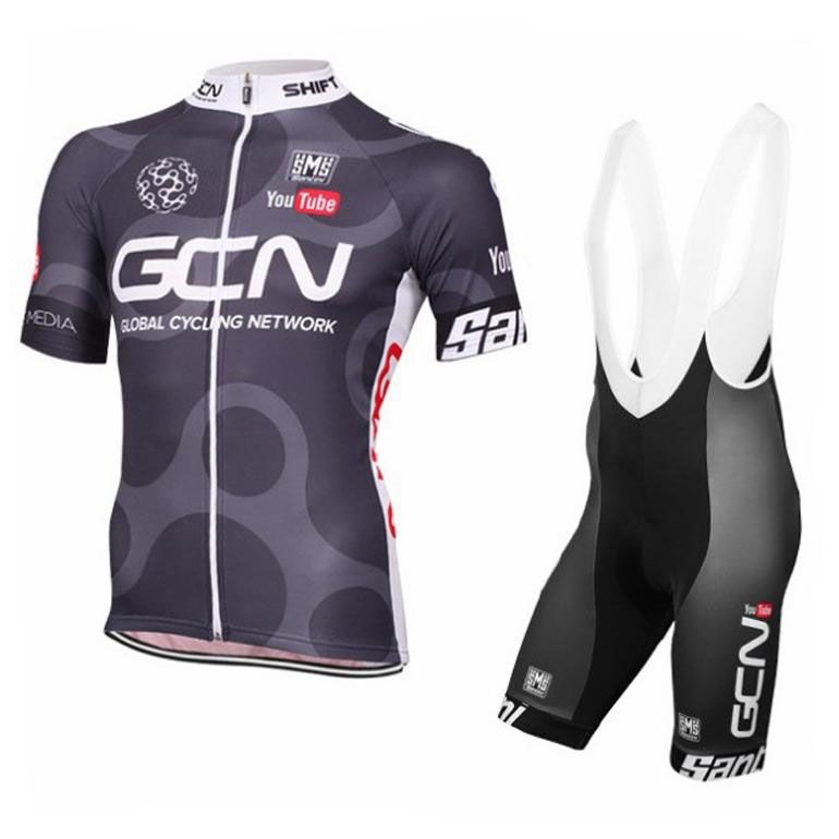 2019 GCN Global Cycling Network 2017 Cycling Jerseys Short Sleeves Bike