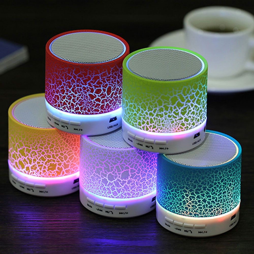 Led Portable Wireless Bluetooth Speakers 2019 Portable A9 Mini Wireless Bluetooth Speaker LED TF USB Subwoofer
