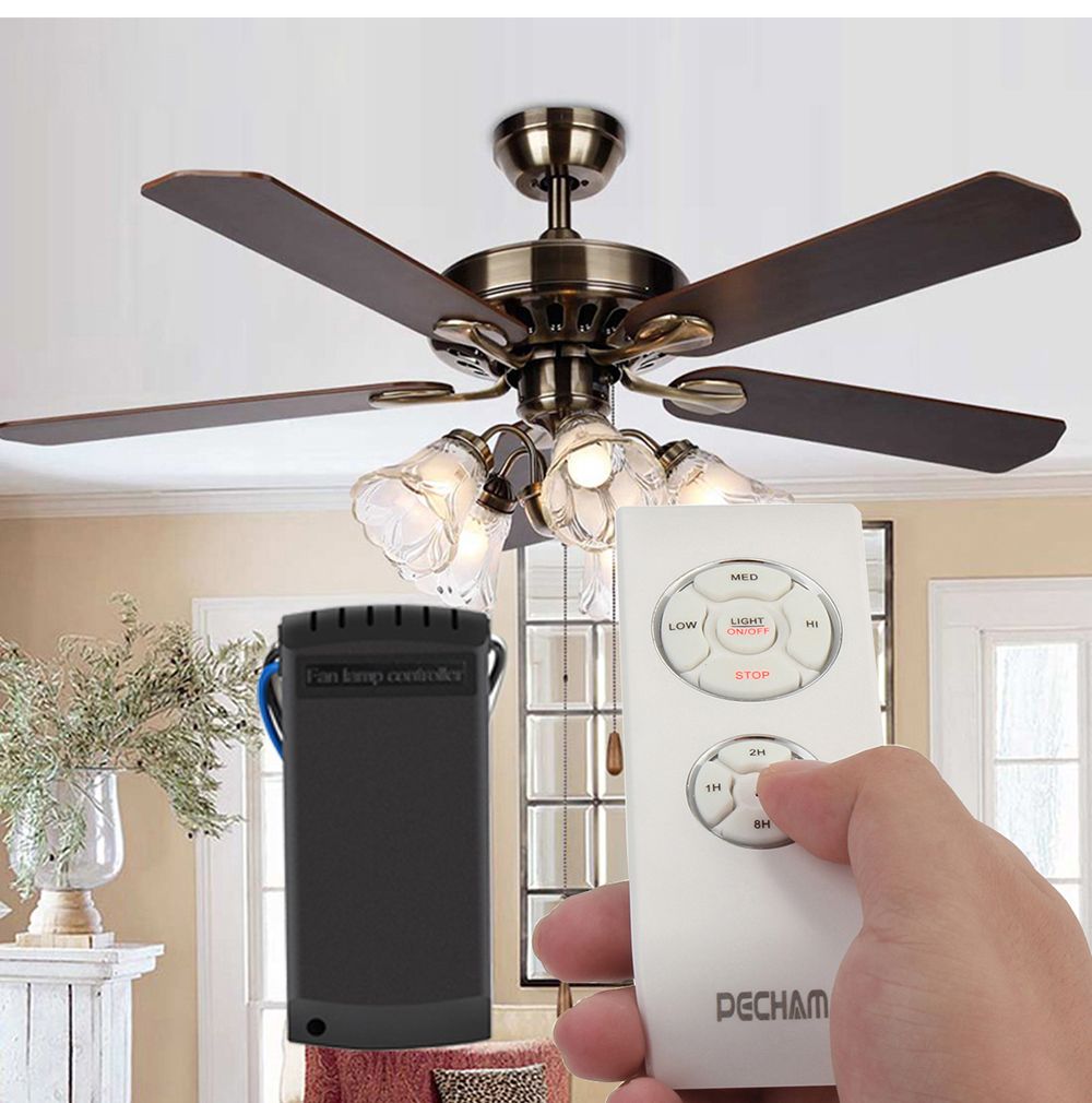 Whole Universal Wireless Ceiling Fan Lamp Remote Controller Kit Whole Universal Wireless Ceiling Fan Lamp Remote Controller Kit Timing For Incandescent Led Energy Saving 110v 220v Wiimote Nunchuk