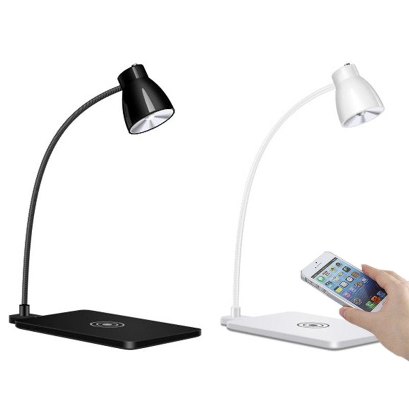 Led Desk Lamp With Phone Wireless Charger Table 360 Degree Led Desk Lamp With Phone Wireless Charger Table 360 Degree Rotating Support Charging For Iphone X 8 Samsung A Cell