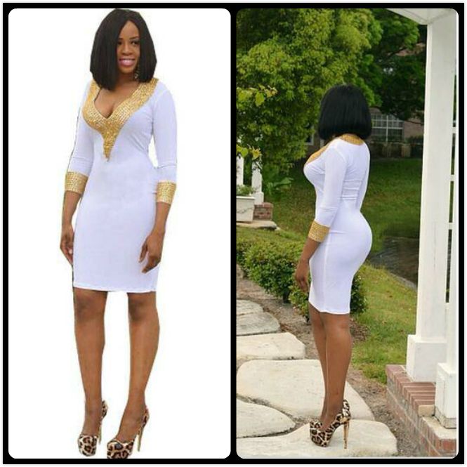 white and gold plus size party dress
