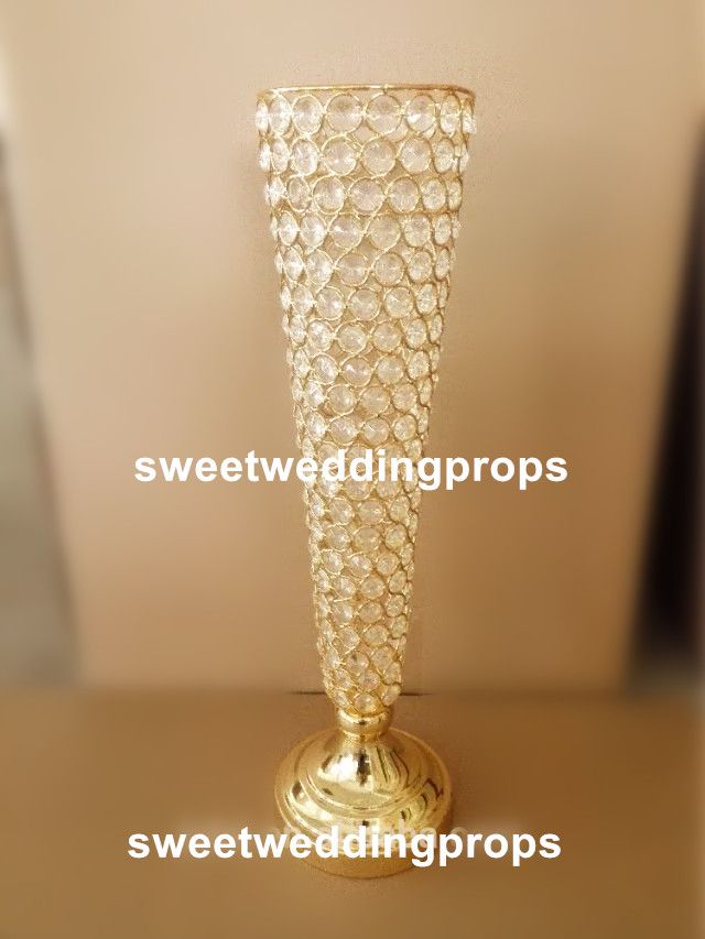Aisle Cylinder Shape Flower Glass Vase Home Hotel Wedding