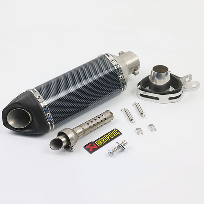 Kaufen Sie 38 51mm Universal Edelstahl Motorrad Auspuff Schalldämpfer ...