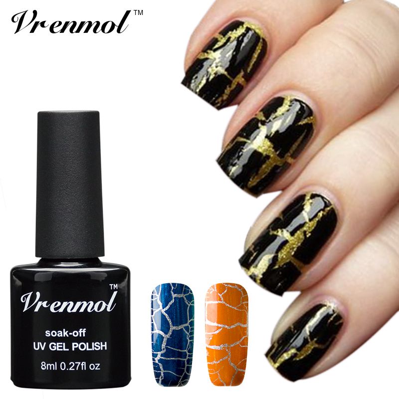 Wholesale Vrenmol Crack Nail Gel Polish Cracking Nail Varnish Soak