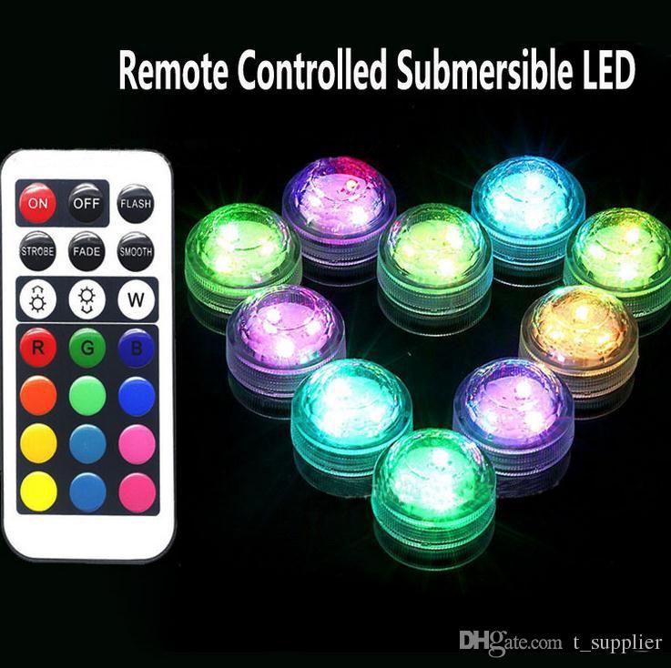 Cute Change To The Battery Remote Discus LED Light Waterproof Candle Light