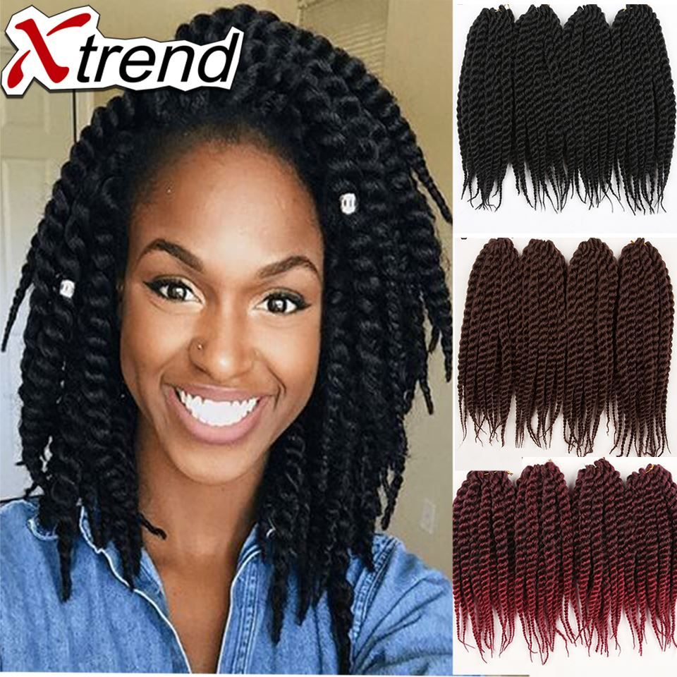 Havana Mambo Twist Crochet Braid Hair 12inch 85g Synthetic Lace