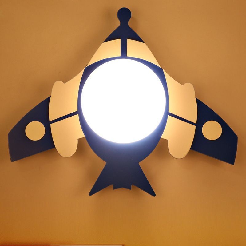 compre aeroplano de madera led lampara de pared de la habitacion del bebe dormitorio creativo mesitas de noche lampara de pared habitacion de ninos
