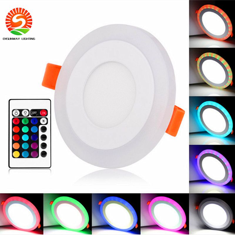 2018 Newest Led Rgb Downlights Recessed Ceiling Lights 6w 9w 18w 24w 2018 Newest Led Rgb Downlights Recessed Ceiling Lights 6w 9w 18w 24w Down White Colors Ac 85 265v Small Bathroom