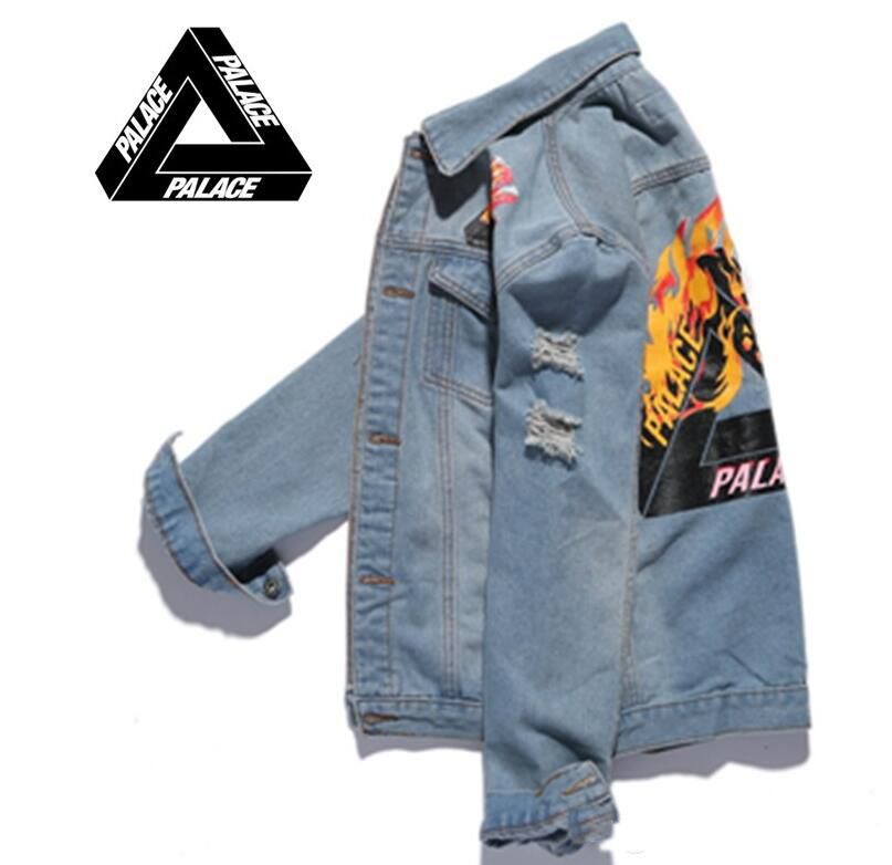 Giacche Di Palazzo Jeans Giacche Uomo Triangolo Fiamma Fuoco Palazzo  Giacche Giacca Militare Bomber Uomo Chaqueta Hombre Scopo Tour Kanye Giacca  Da 33,23 € | DHgate Italy