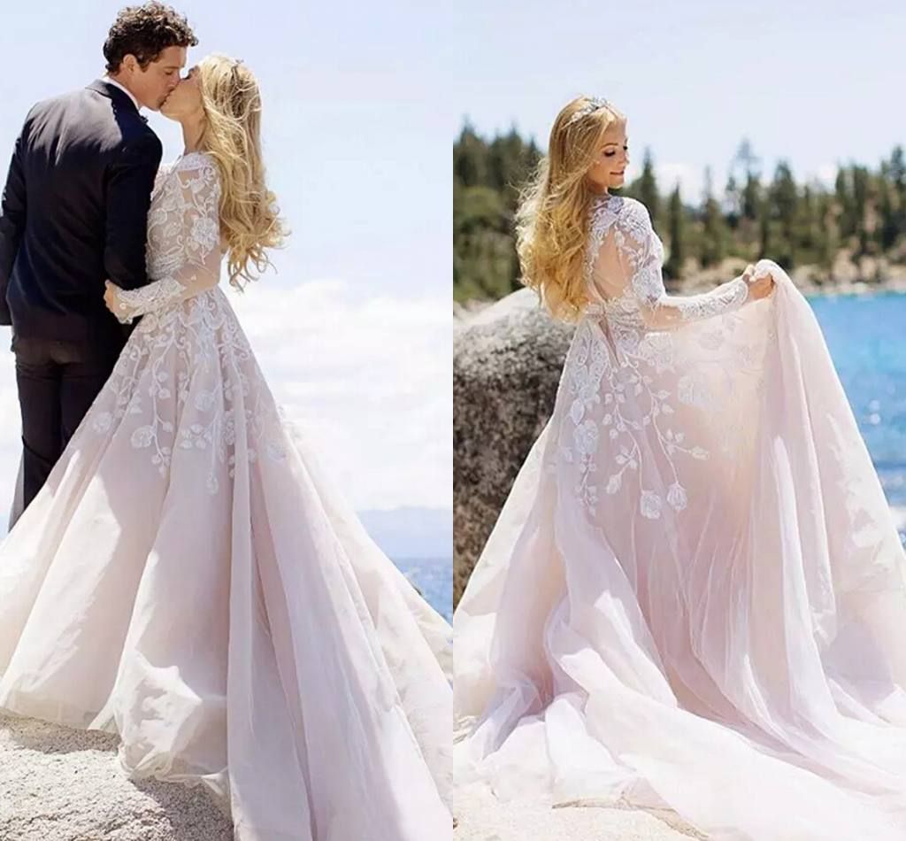 To acquire Pink light wedding dress with sleeves picture trends Buy Pink light wedding dress with sleeves pictures trends