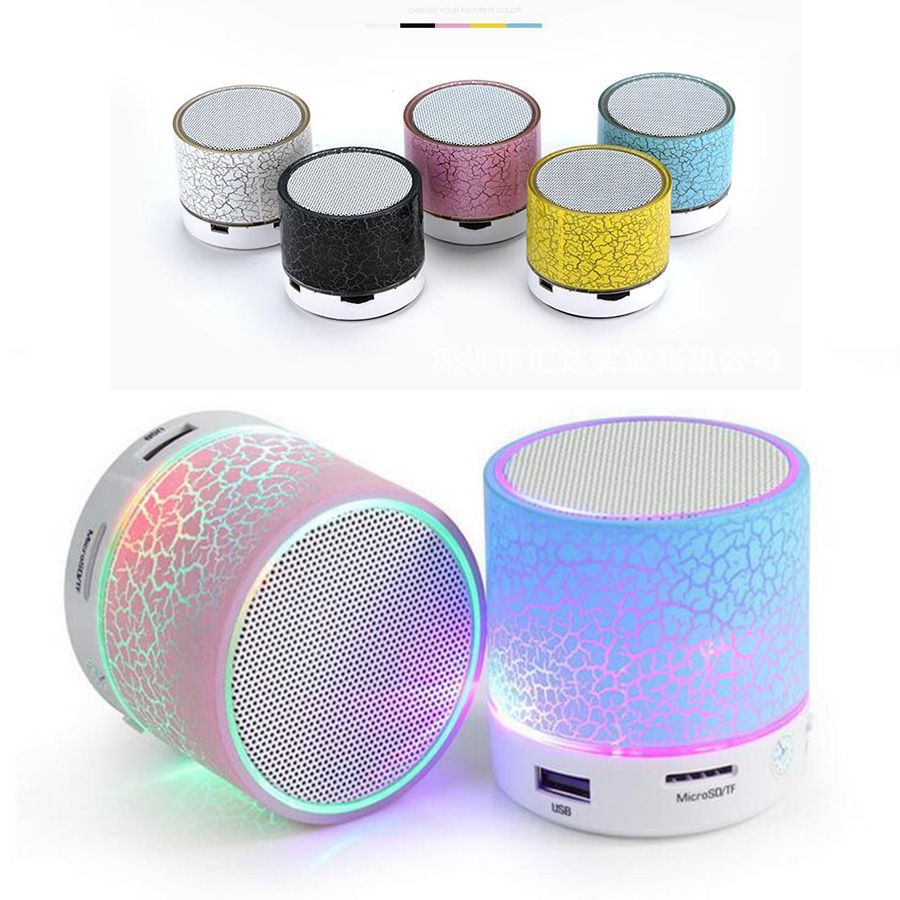 2020 Wireles LED Mini Portable S10 A9 Crackle Texture Bluetooth