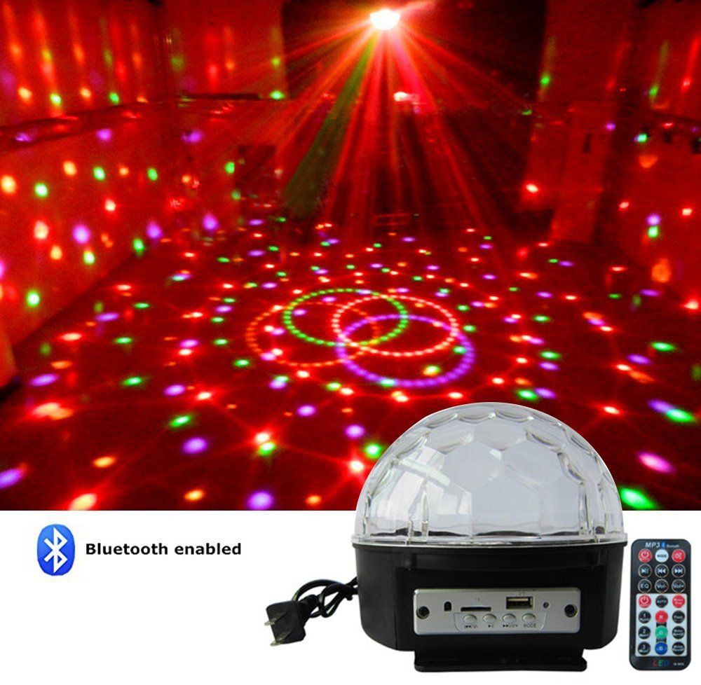 Mini DMX LED Effects Magic Ball Crystal Stage Lighing Bulbs MP3 Player