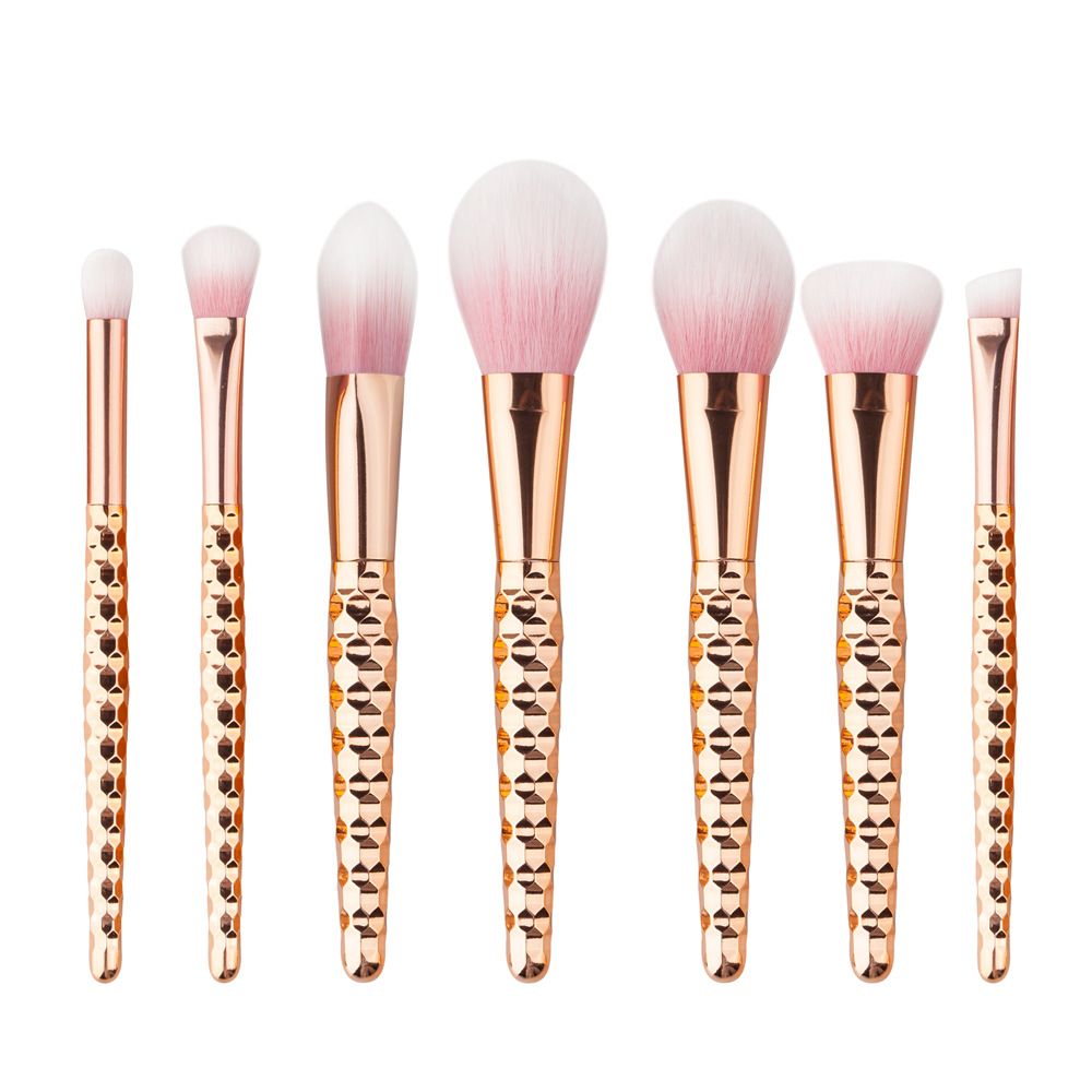 Rose Gold Makeup Brush Set Mugeek Vidalondon