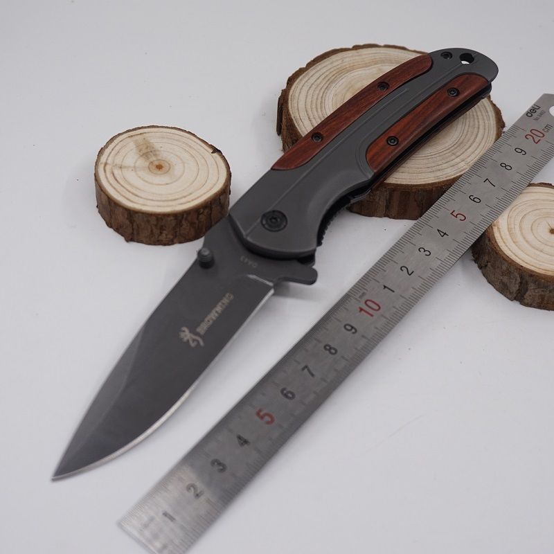 Browning DA43 Titanium Tactical Knife Survival Folding Blade Hardened