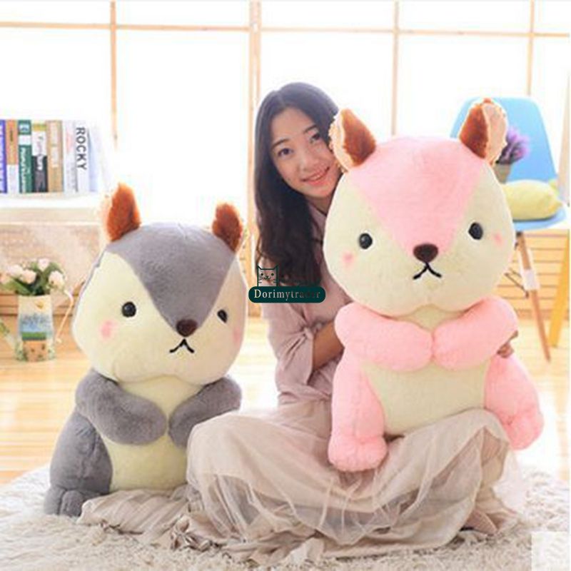 large stuffed squirrel