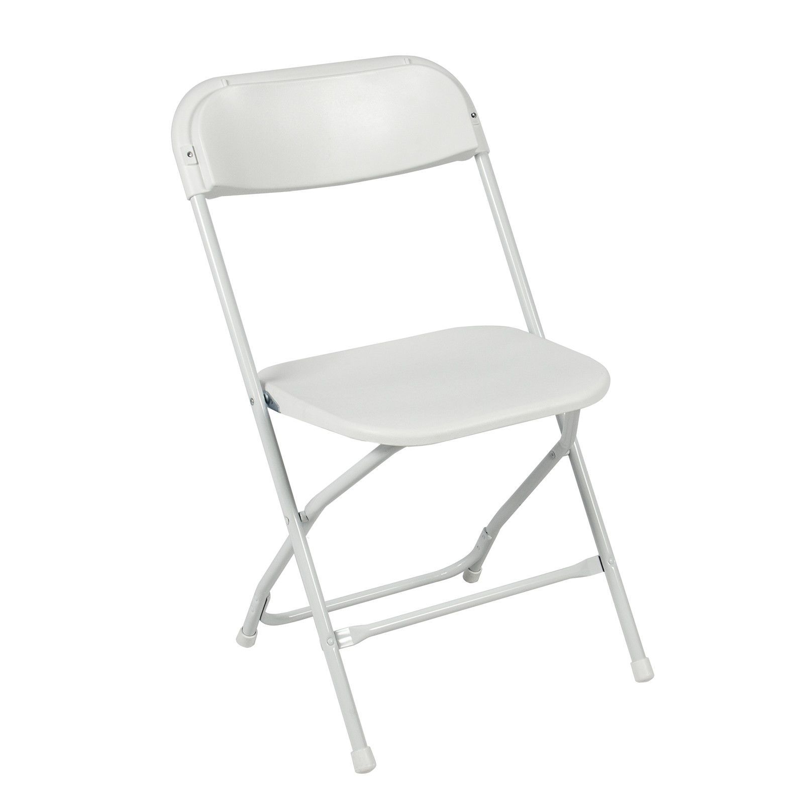 Commercial White Plastic Folding Chairs Stackable Wedding Party Event Chair