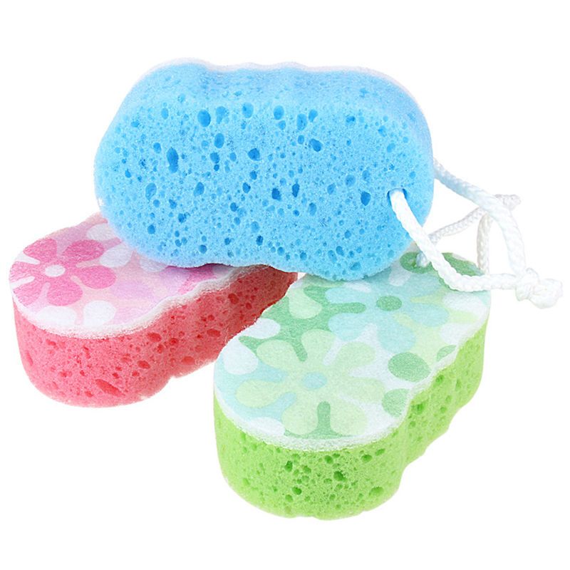 2019 Wholesale Bath Sponge Massage Multi Shower Exfoliating Body