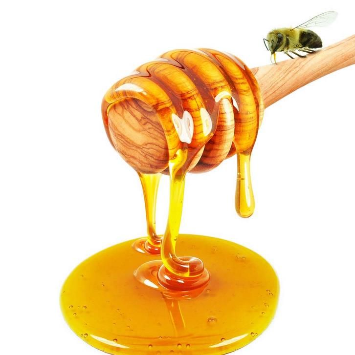 2019 8cm Long Mini Wooden Honey Stick Honey Dippers Party Supply Spoon Stick Honey Jar Stick ...