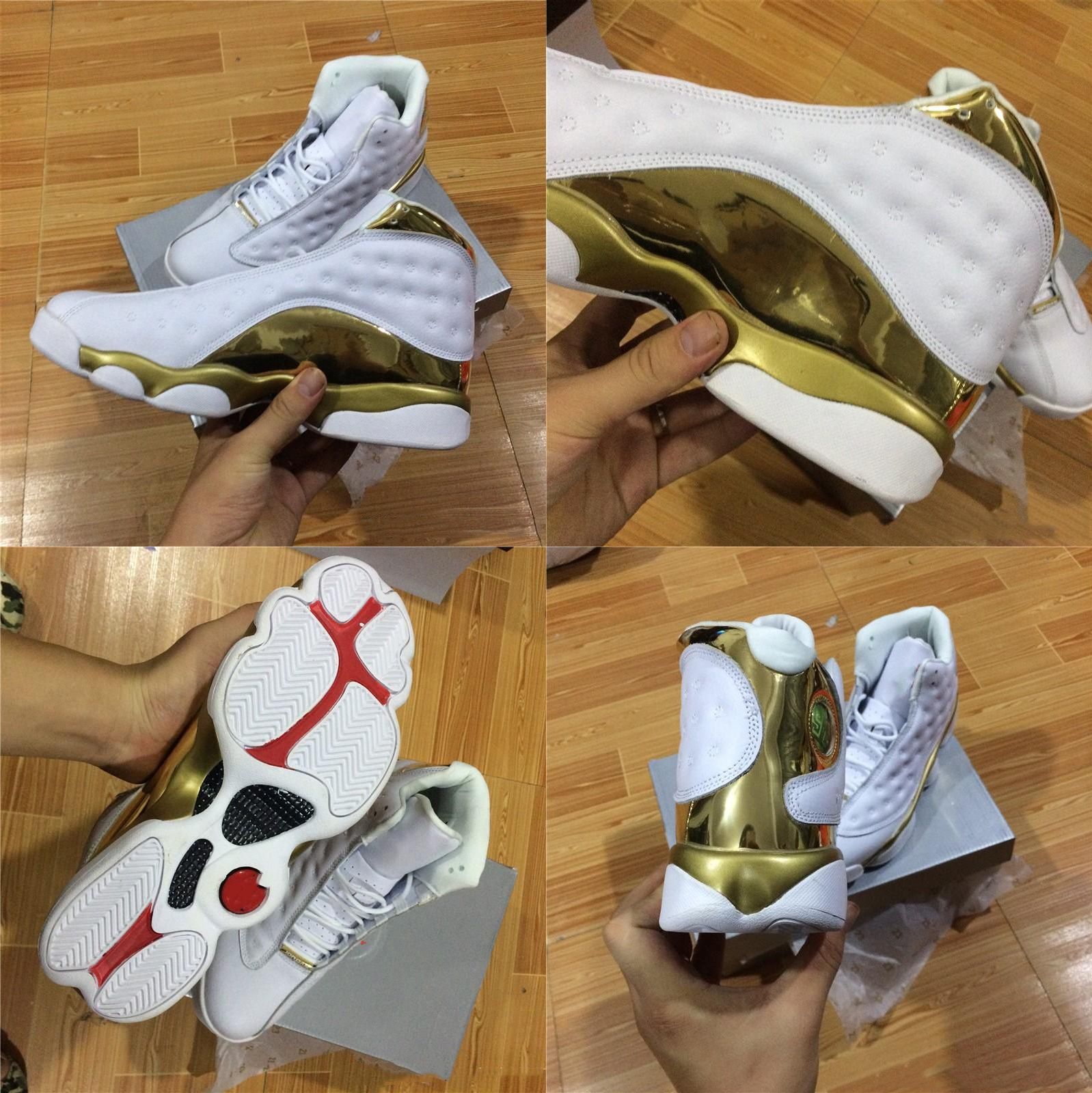 white gold basketball shoes