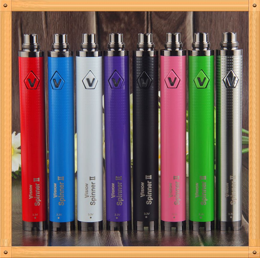 2018 100 Quality 510 Thread Vision Spinner II 1650mAh Vape Batteries