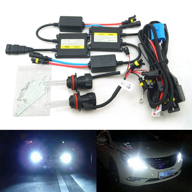 leewa 35w ac car headlight 9004 9007 xenon bulb hi lo beam bi xenon