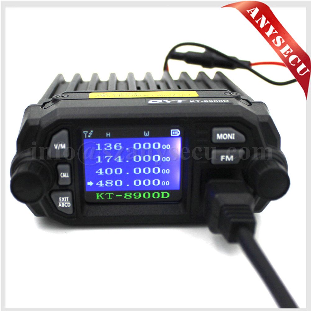 Upgraded Version QYT KT 8900D Dual Band 144/440MHZ Mobile Radio 25Watts ...