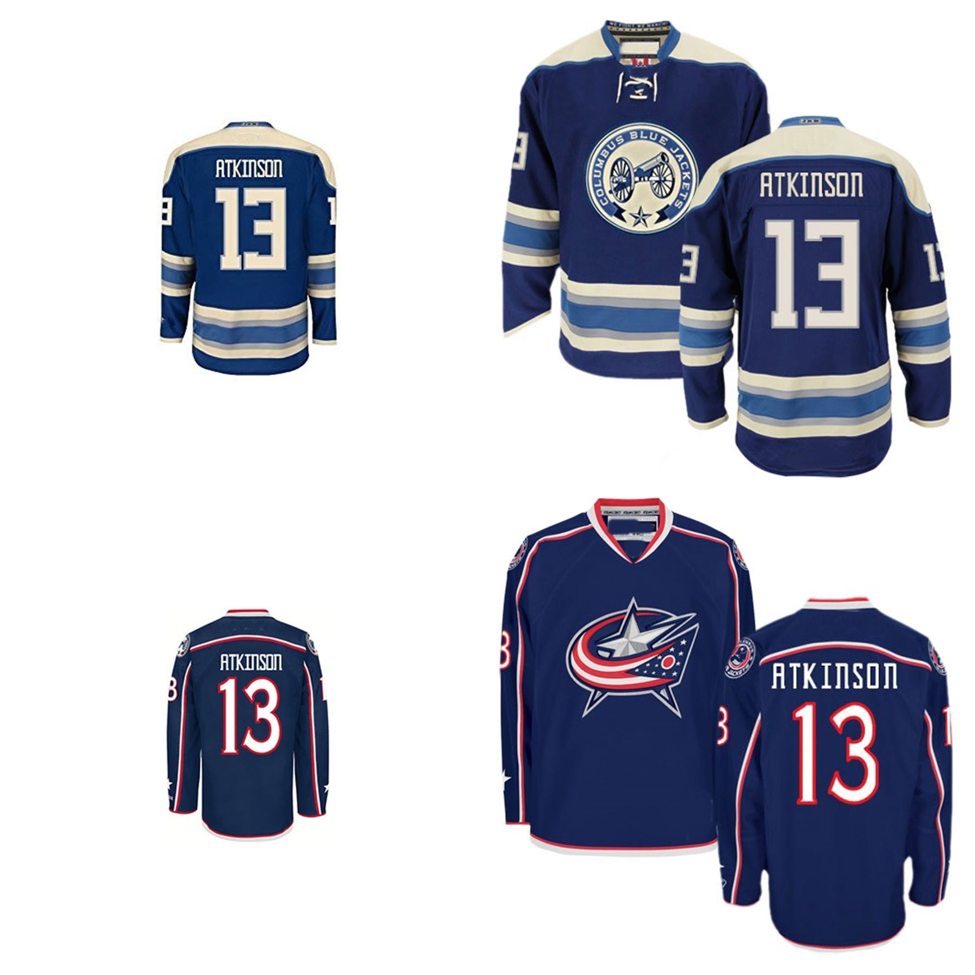 2019 Wholesale 2016 New Columbus Blue Jackets 13 Cam ATKINSON Blue 100