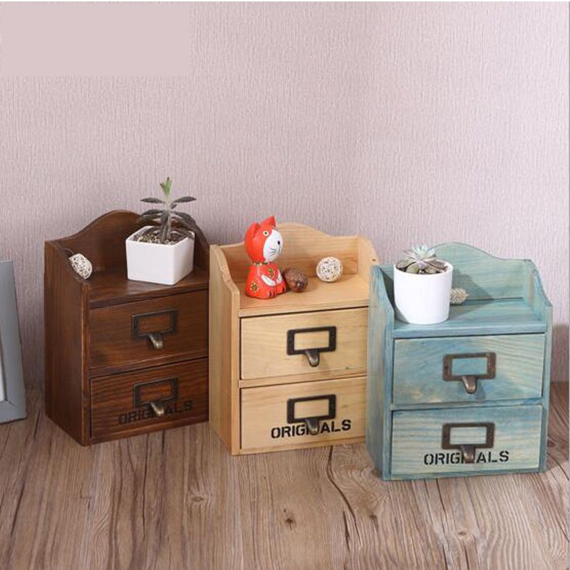 2018 The New Desktop Storage Cabinet Household Items Wooden 2018 The New Desktop Storage Cabinet Household Items Wooden Finishing Locker Drawer Vintage Style Bopackage Mail From Aussllo 49 25 Dhgate