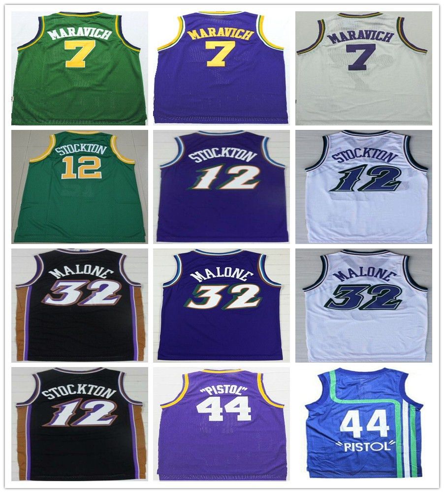 green john stockton jersey