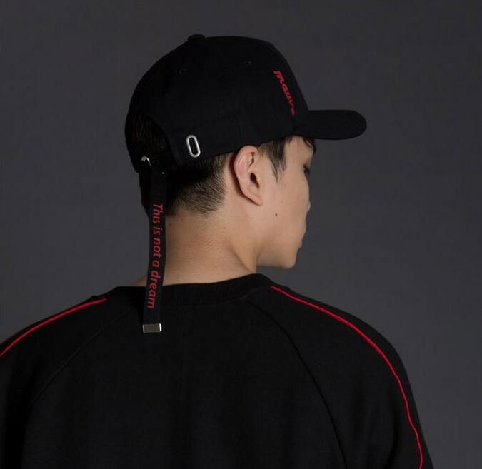 Unisex Fashion Extra Long Back Strap Baseball Cap Hiphop Adjustable Hat