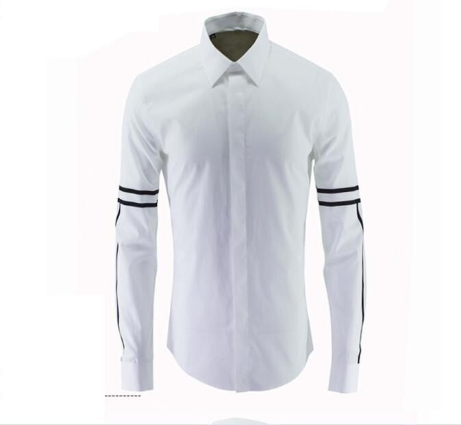 Camisas De manga larga De terciopelo para Hombre, ropa De talla grande 4XL  M, con estampado De lujo para Primavera, fáciles De combinar, ajustadas,  2022|Camisas informales| - AliExpress