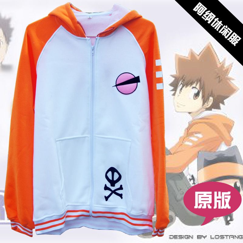 Hitman Reborn Cosplay Costumes Casual Jackets Vongola Sawada Tsunayoshi Tsuna Unisex Hoodies Cardigan Sportswear Hooded Ancient Greek Costumes Elizabethan Costumes From Zazzycos 24 12 Dhgate Com