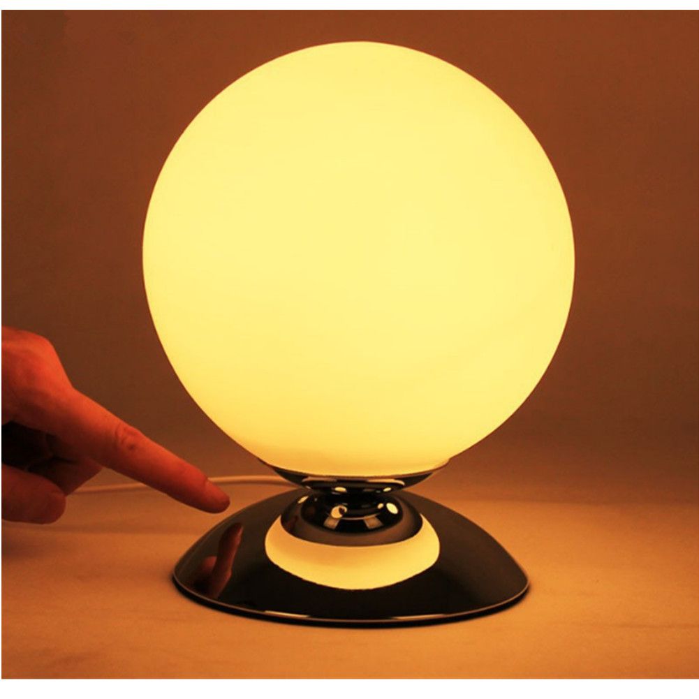 Creative Bedside Lamp Glass Lampshade Small Ball Table Creative Bedside Lamp Glass Lampshade Small Ball Table Night Light With 1 Led Bulbs 15 Cm From China Dhgate Com