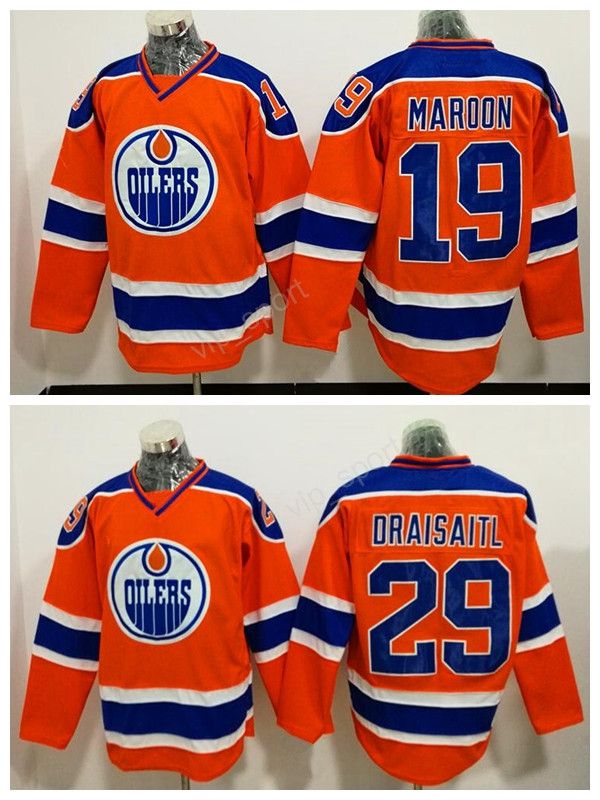 2018 2017 Ice Hockey Edmonton Oilers Jerseys Man 19 Patrick Maroon 29