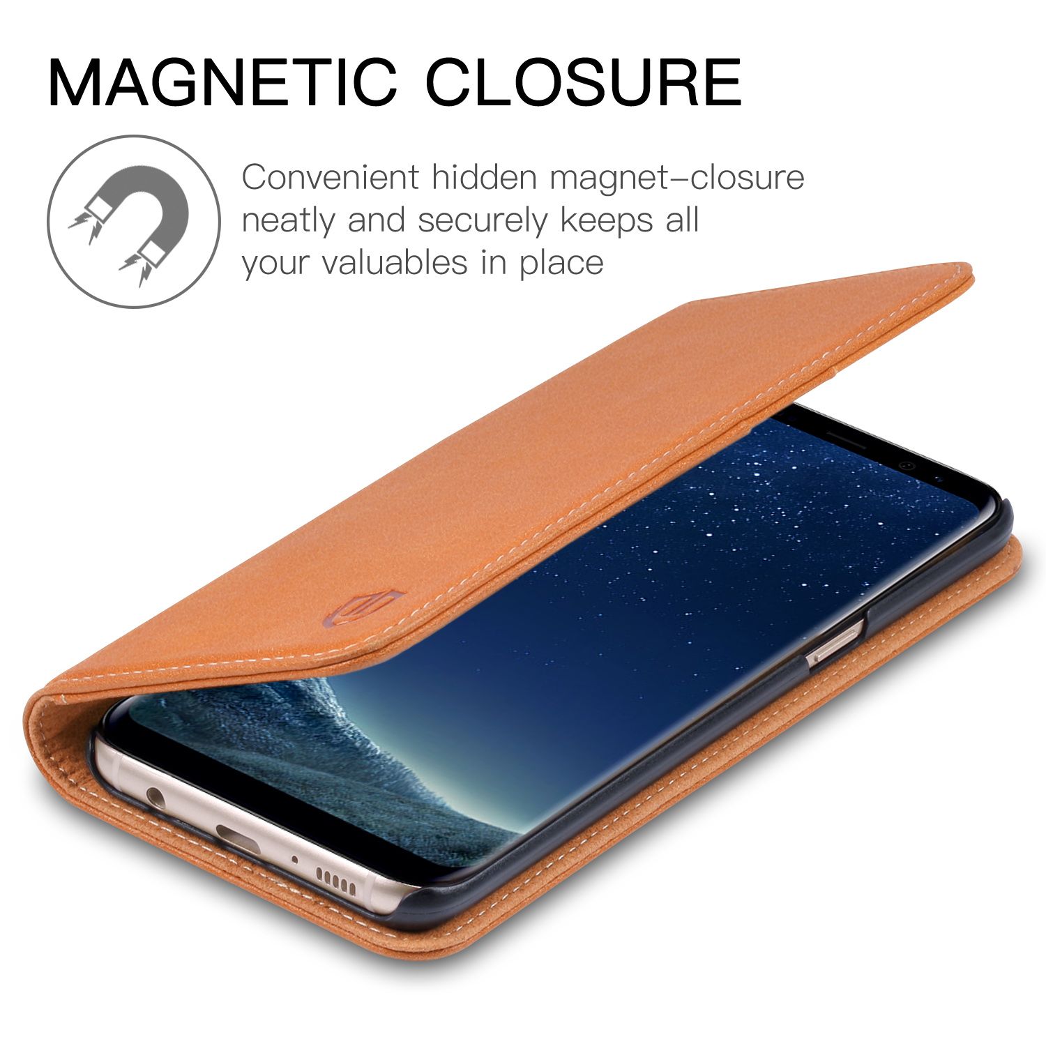 2017 new samsung galaxy s8 plus genuine leather case for samsung