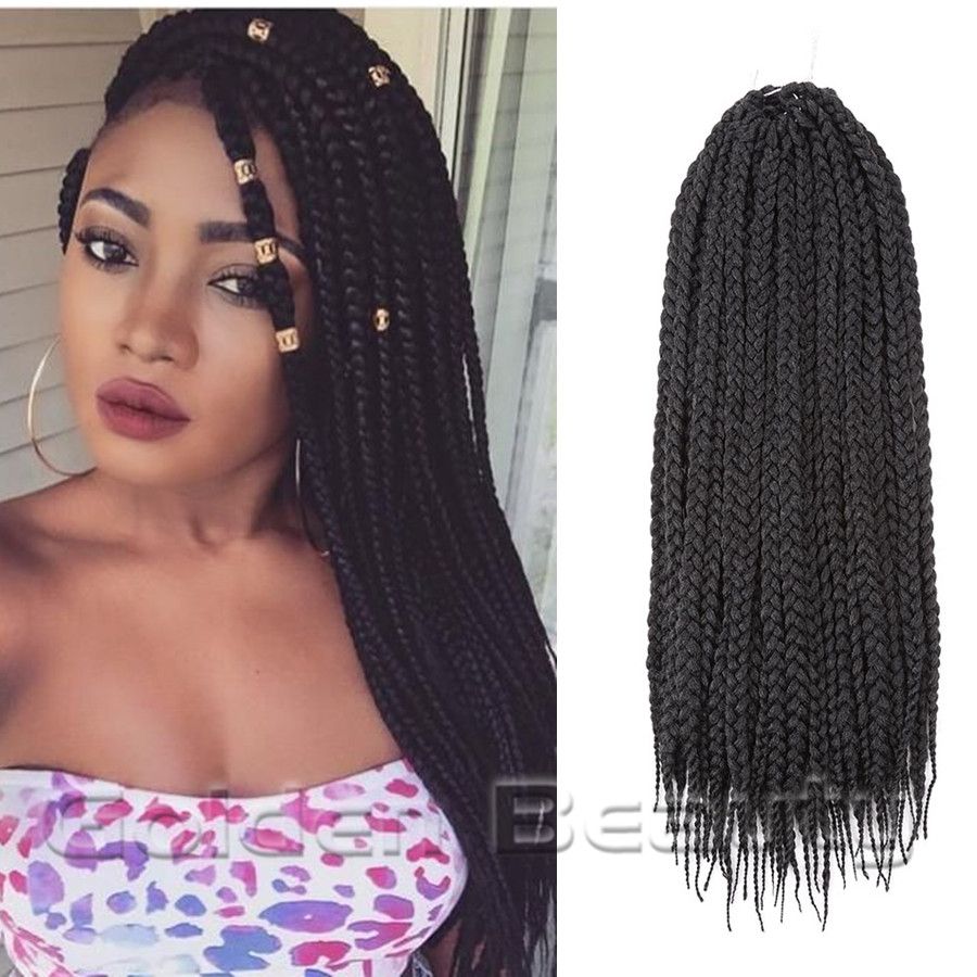 Wholesale Classical Black 3x Box Braid For All Color Hairstyles 24 ... Wholesale Classical Black 3x Box Braid For All Color Hairstyles 24 ...