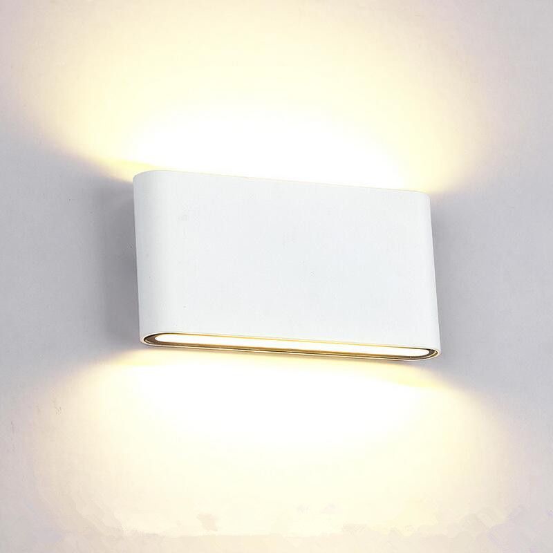 New Falcate 8w 14w Led Outdoor Wall Light Ip65 Waterproof Lamp New Falcate 8w 14w Led Outdoor Wall Light Ip65 Waterproof Lamp Garden Lights Sconce Up Down Lighting Bathroom Brightest Bulb