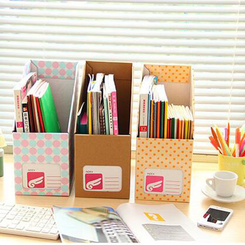 2020 Creative Diy Desktop File Holder A4 Paper Organizer Box File Holder A4 Paper Organizer Box